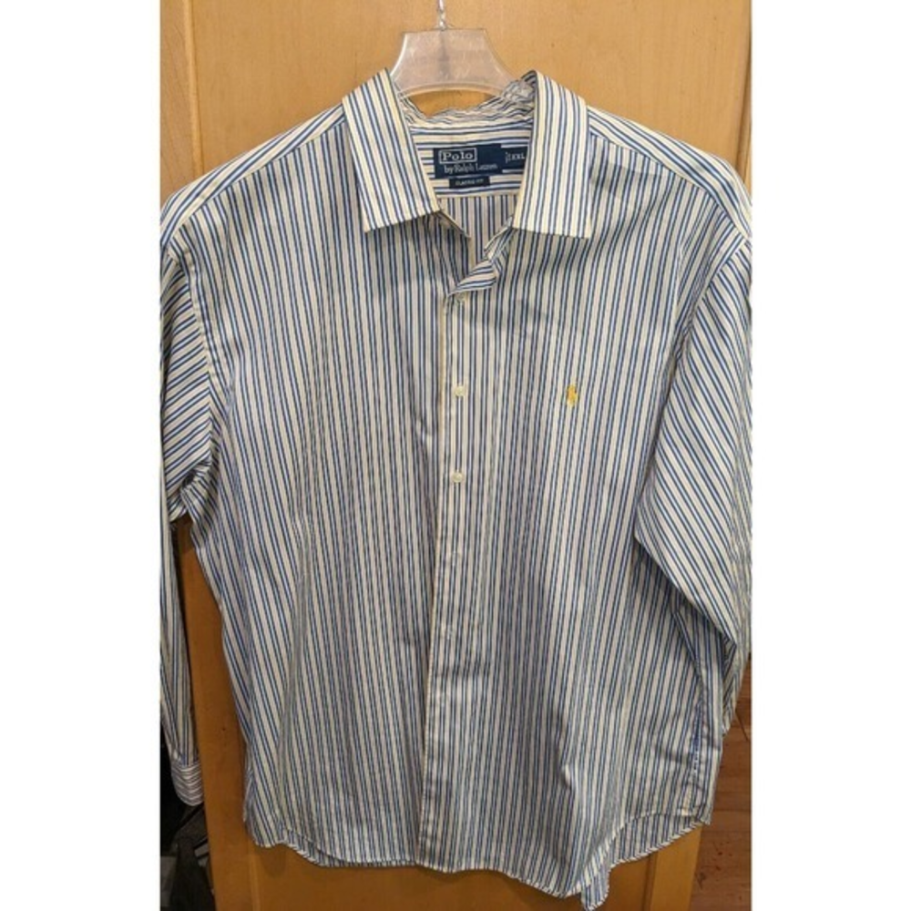 Polo Ralph Lauren Mens XXL Long Sleeve Button Down Shirt Classic Fit